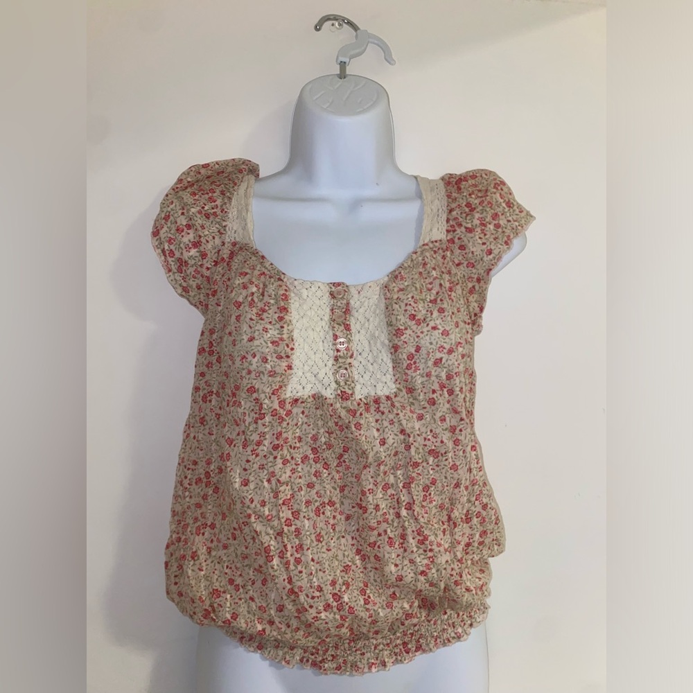 Cottage Core Flower Top